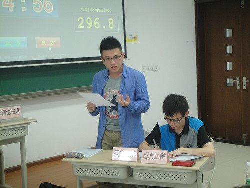 2014年“外研社杯”英语辩论精英赛伦理电影
校选赛圆满成功