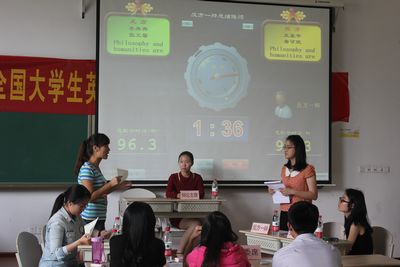 第十七届“外研社杯”全国大学生英语辩论赛伦理电影
选拔赛初赛顺利开展